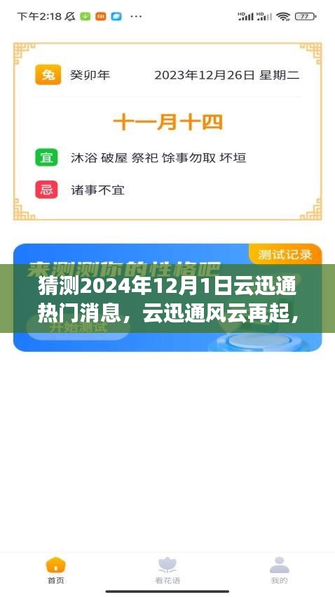 云迅通风云再起，预测2024年12月1日热门消息及其深远影响