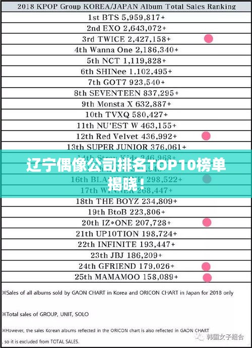 辽宁偶像公司排名TOP10榜单揭晓！