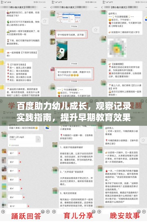 百度助力幼儿成长，观察记录实践指南，提升早期教育效果！
